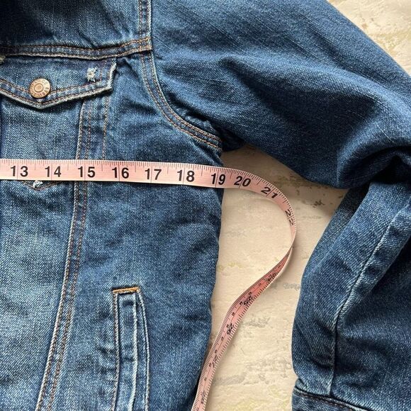 Children’s Place Fleece Lined Denim Jacket - Picture 8 of 12